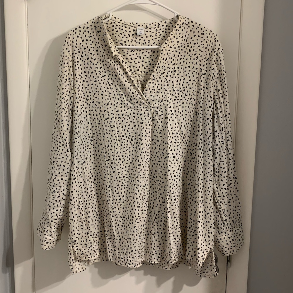 Cheetah print blouse